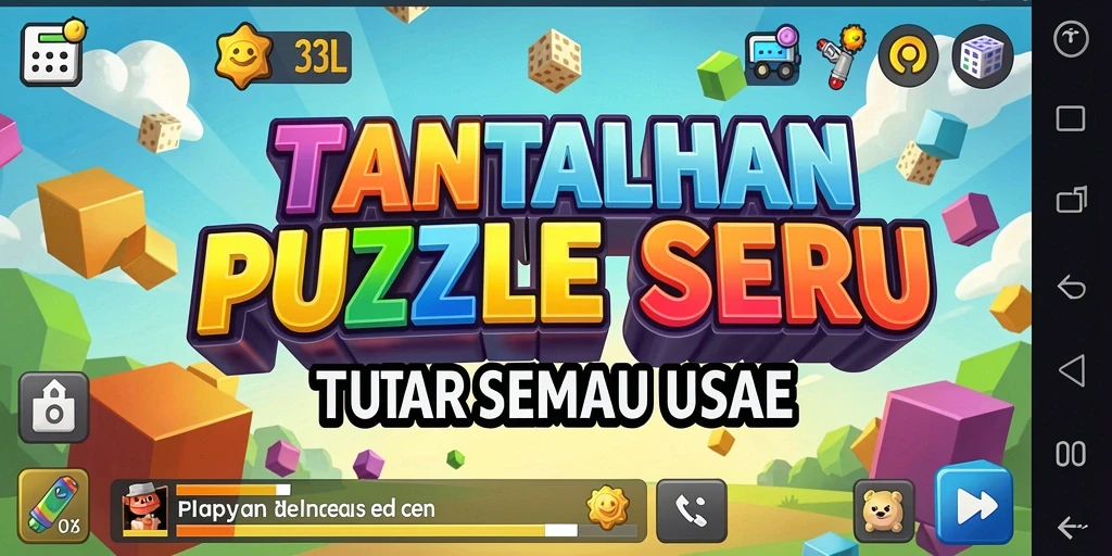 Gameplay 33L yang seru dan menantang dalam setiap level.