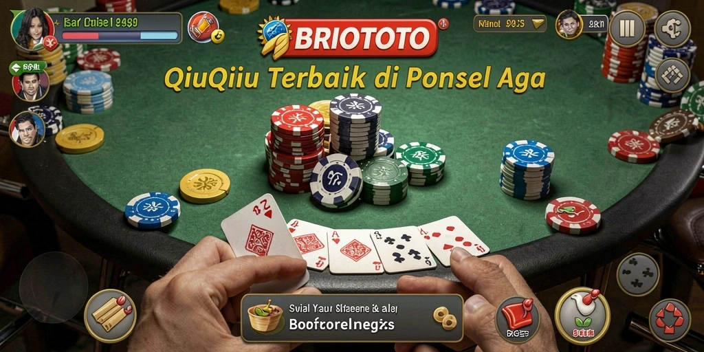 Tampilan gameplay menarik dari BRIOTOTO, permainan QiuQiu seru.