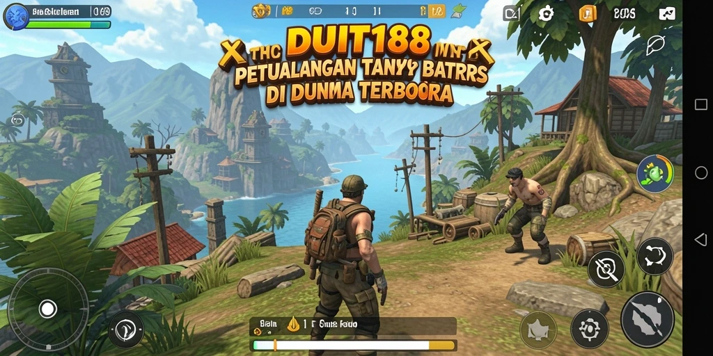 Screenshot gameplay DUIT188 menampilkan aksi dalam dunia terbuka yang menakjubkan.