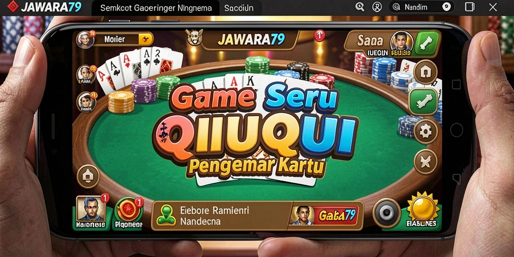 Tampilan gameplay seru QiuQiu di JAWARA79.