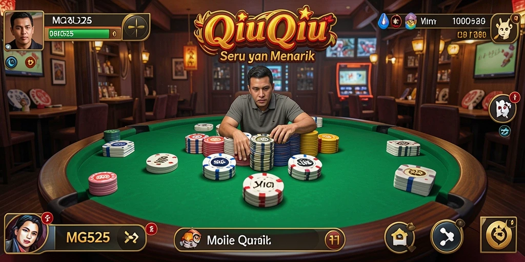 Tampilan menarik dari gameplay MG525 QiuQiu.