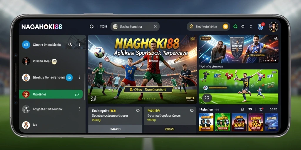 Tampilan gameplay NAGAHOKI88 dengan berbagai pilihan taruhan olahraga.