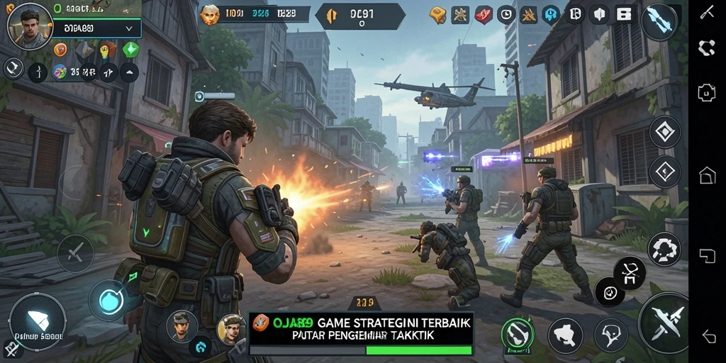 Tampilan seru dari gameplay OJA89 yang penuh strategi dan taktik.