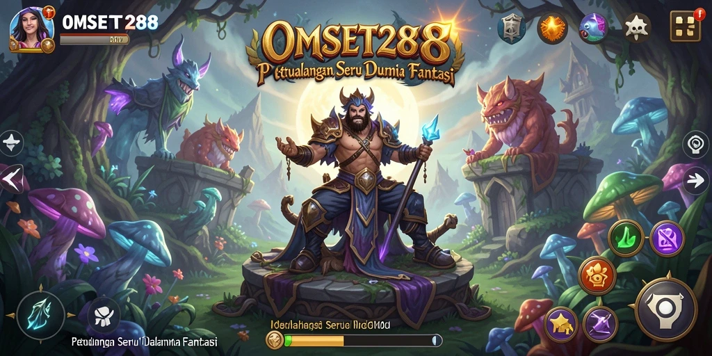 Tampilan gameplay seru dan menantang dari OMSET288.