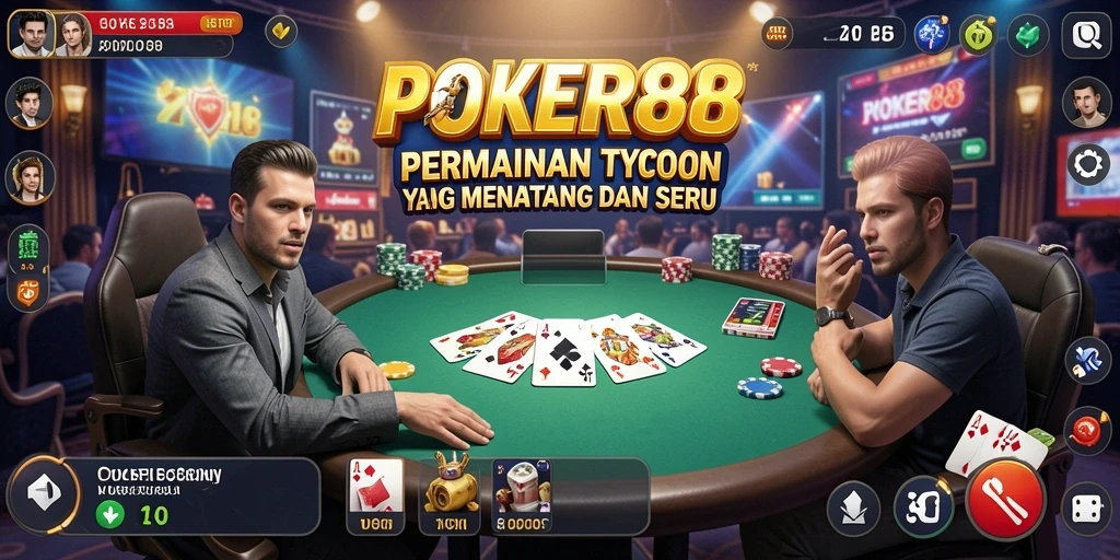 Tampilan gameplay POKER88 yang menarik dan penuh tantangan.