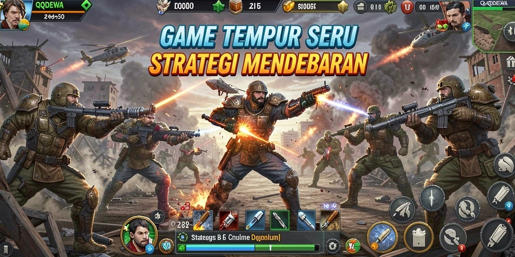 Tampilan gameplay seru dari QQDEWA dengan aksi menegangkan.