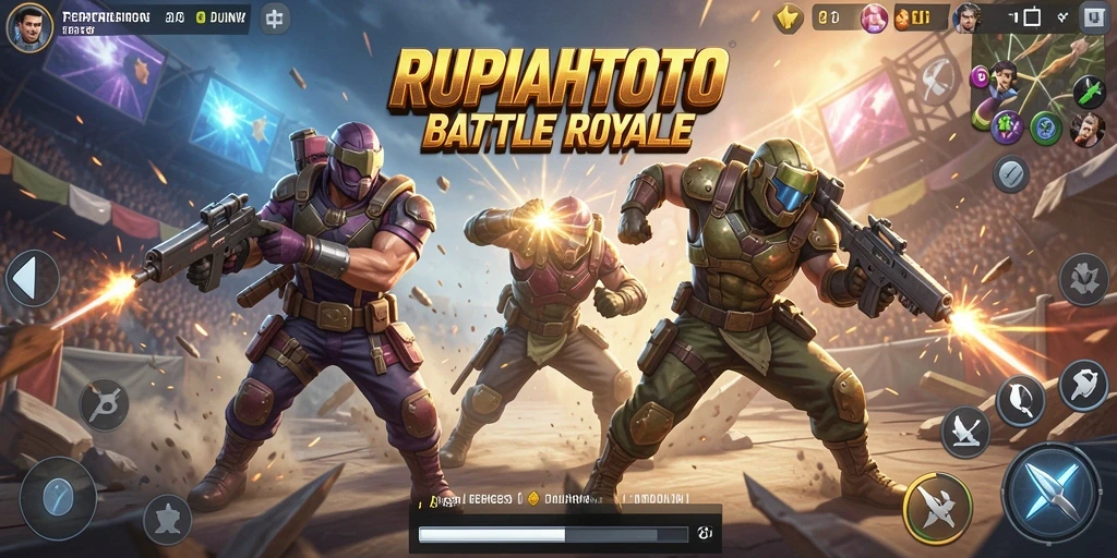 Screenshot gameplay RUPIAHTOTO dengan aksi pertarungan yang mendebarkan.
